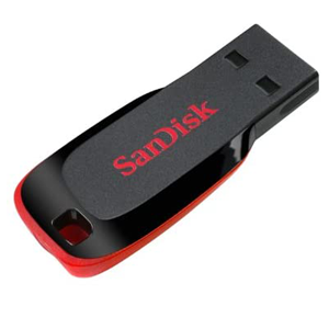 Sandisk Clé USB 2.0 32 Go Noir/Rouge
