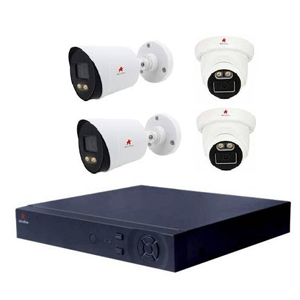 Kit complet de 04 Cameras 4MP + DVR Multistar